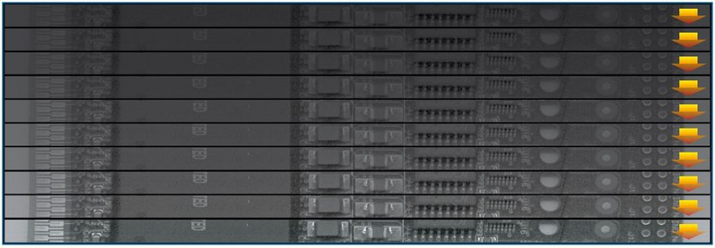 TDI成像效果示意圖